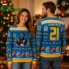 LaDainian Tomlinson 21 Los Angeles Chargers Ugly Christmas Sweater 2 LaDainian Tomlinson 21 Los Angeles Chargers Ugly Christmas Sweater