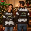Personalized Los Angeles Chargers Santa Sleigh Dark Brown Ugly Christmas Sweater 1 Personalized Los Angeles Chargers Santa Sleigh Dark Brown Ugly Christmas Sweater