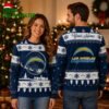 Personalized Los Angeles Chargers Santa Sleigh Navy Ugly Christmas Sweater 1 Personalized Los Angeles Chargers Santa Sleigh Navy Ugly Christmas Sweater