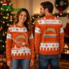 Personalized Los Angeles Chargers Santa Sleigh Orange Ugly Christmas Sweater 1 Personalized Los Angeles Chargers Santa Sleigh Orange Ugly Christmas Sweater