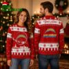 Personalized Los Angeles Chargers Santa Sleigh Red Ugly Christmas Sweater 2 Personalized Los Angeles Chargers Santa Sleigh Red Ugly Christmas Sweater