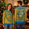Personalized Los Angeles Chargers Skeleton Heart Hands Custom Name Ugly Christmas Sweater 1 Personalized Los Angeles Chargers Skeleton Heart Hands Custom Name Ugly Christmas Sweater