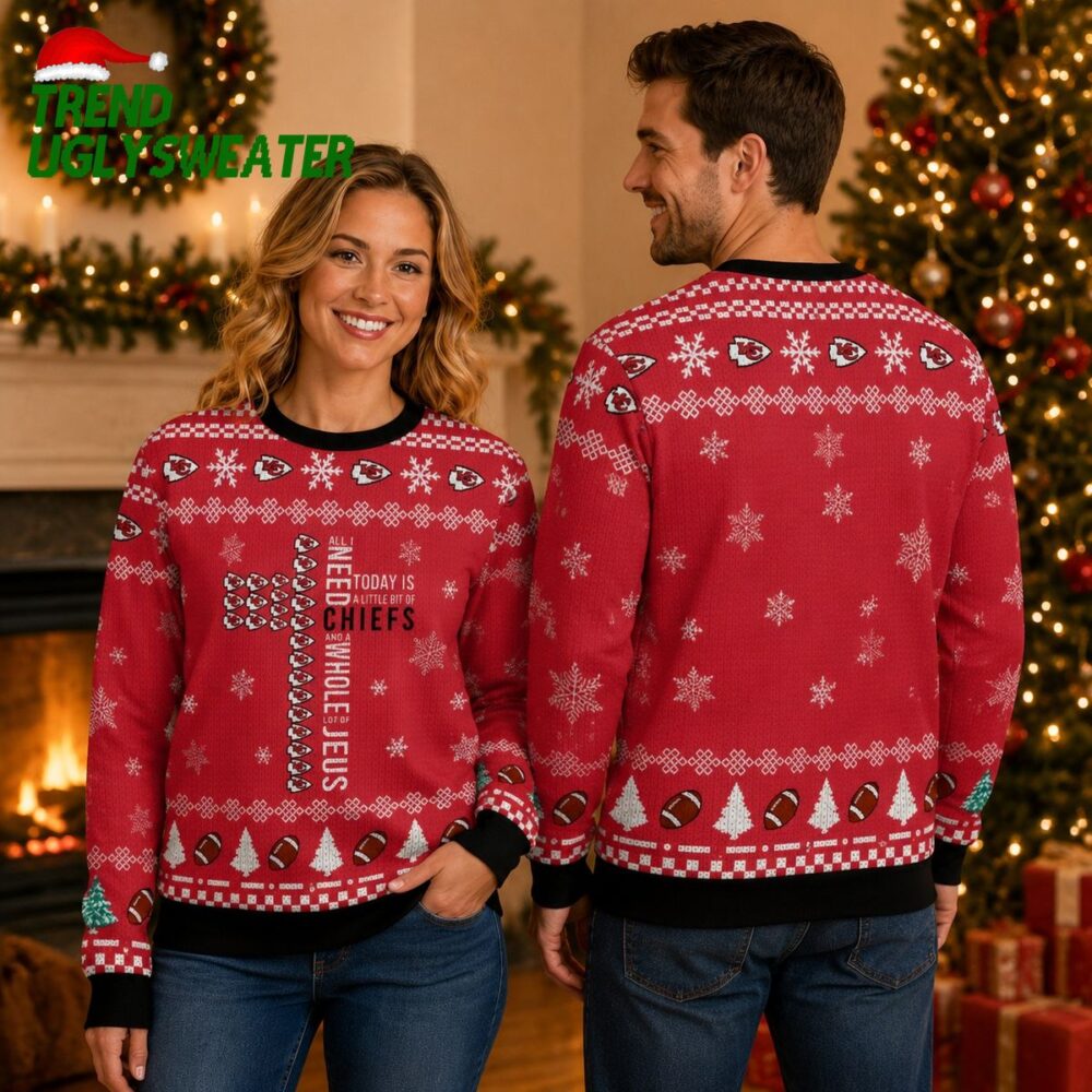 Today Is A Little Bit Of Kansas City Chiefs Ugly Christmas Sweater