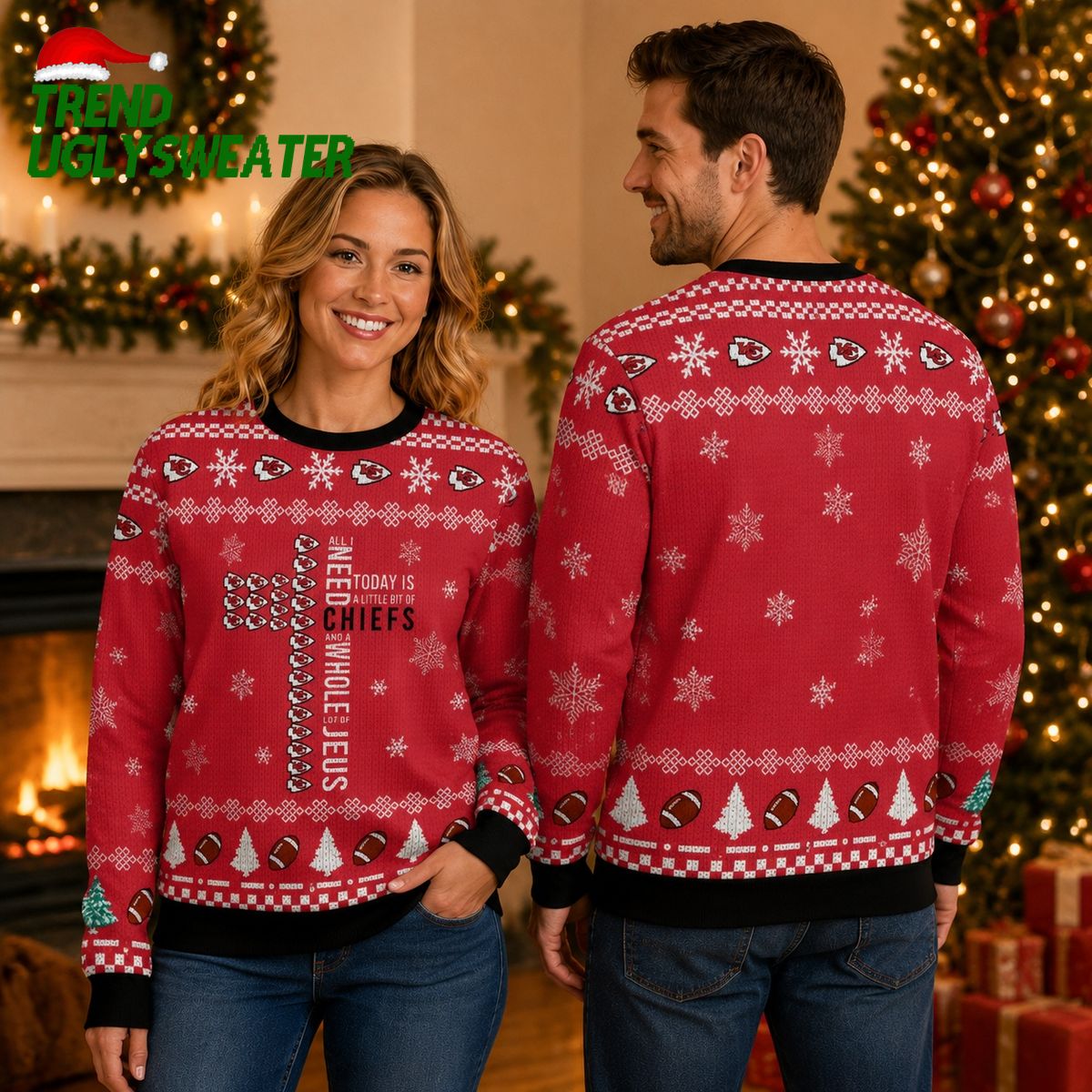 Today Is A Little Bit Of Kansas City Chiefs Ugly Christmas Sweater Today Is A Little Bit Of Kansas City Chiefs Ugly Christmas Sweater