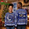 Baltimore Ravens Grateful Dead Skull Ugly Christmas Sweater 1 baltimore ravens grateful dead skull ugly christmas sweater