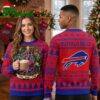Buffalo Bills Christmas Wreath And Logo Ugly Christmas Sweater 1 buffalo bills christmas wreath and logo ugly christmas sweater