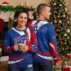 buffalo bills distressed logo ugly christmas sweater