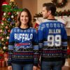 buffalo bills football field ugly christmas sweater