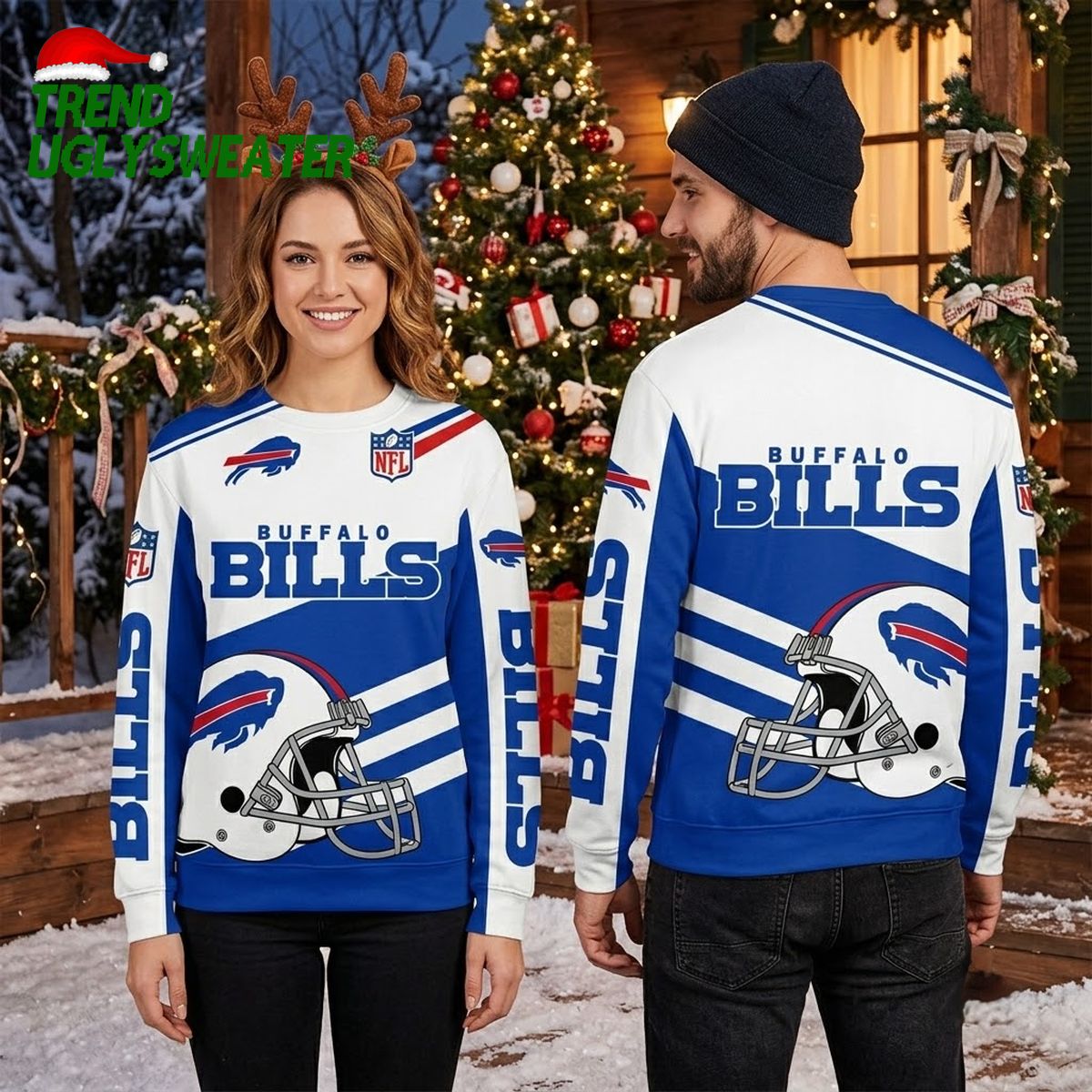 buffalo bills football helmet logo ugly christmas sweater buffalo bills football helmet logo ugly christmas sweater