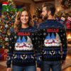 Buffalo Bills Gnomes And Snowflakes Ugly Christmas Sweater 2 buffalo bills gnomes and snowflakes ugly christmas sweater