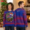 Buffalo Bills Logo Santa Hat Wreath Ugly Christmas Sweater 1 buffalo bills logo santa hat wreath ugly christmas sweater