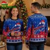 Buffalo Bills Logo With Santa Hat Ho Ho Ho Ugly Christmas Sweater 2 buffalo bills logo with santa hat ho ho ho ugly christmas sweater
