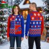 Buffalo Bills Patchwork Logo And Tree Pattern Christmas Sweater 1 buffalo bills patchwork logo and tree pattern christmas sweater