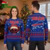 Buffalo Bills Red Skull Santa Hat Ugly Christmas Sweater 1 buffalo bills red skull santa hat ugly christmas sweater
