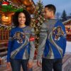 Buffalo Bills Rushing Buffalo Mascot Ugly Christmas Sweater 2 buffalo bills rushing buffalo mascot ugly christmas sweater