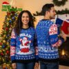 buffalo bills santa claus chimney ugly christmas sweater