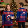 buffalo bills santa hat logo grateful dead ugly christmas sweater