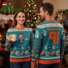 cameron wake 91 miami dolphins ugly christmas sweater