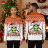 Chicago Bears Grinch Santa Hat Christmas Lights Ugly Christmas Sweater 1 chicago bears grinch santa hat christmas lights ugly christmas sweater