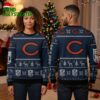 Chicago Bears Orange C Logo Reindeer Ugly Christmas Sweater 2 chicago bears orange c logo reindeer ugly christmas sweater