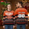 Chicago Bears Retro Football Field Custom Name And Number Ugly Christmas Sweater 1 chicago bears retro football field custom name and number ugly christmas sweater