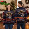 Chicago Bears Rushing Gridiron Bear Ugly Christmas Sweater 2 chicago bears rushing gridiron bear ugly christmas sweater