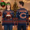 Chicago Bears Santa Hat Winged Skull Ugly Christmas Sweater 2 chicago bears santa hat winged skull ugly christmas sweater