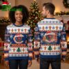 Chicago Bears They Not Like Us Santa Hat Ugly Christmas Sweater 2 chicago bears they not like us santa hat ugly christmas sweater