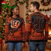 cincinnati bengals custom name and number woolen sweater