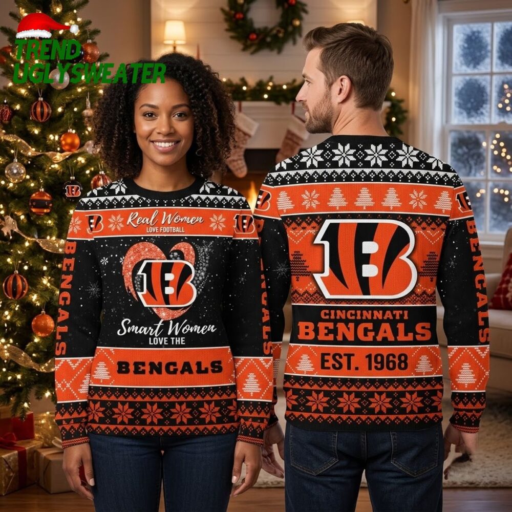 cincinnati bengals real women love football sweater
