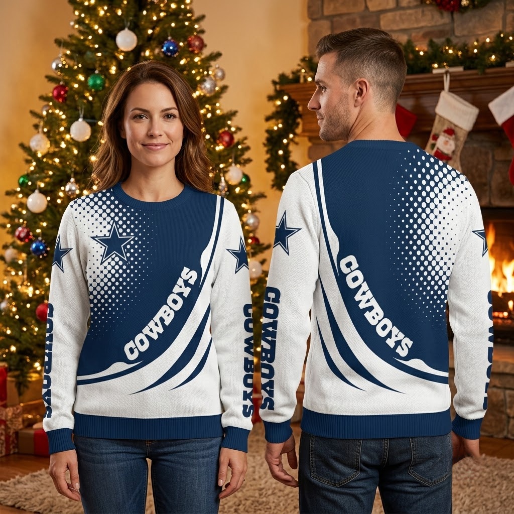 dallas cowboys star dot gradient sweater dallas cowboys star dot gradient sweater
