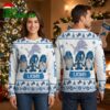 Detroit Lions Christmas Gnomes And Leaping Lion Ugly Christmas Sweater 1 detroit lions christmas gnomes and leaping lion ugly christmas sweater