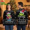 Detroit Lions Grinch Football Custom Name Ugly Christmas Sweater 1 detroit lions grinch football custom name ugly christmas sweater