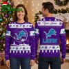 Detroit Lions Leaping Lion Snowflake Ugly Christmas Sweater 1 detroit lions leaping lion snowflake ugly christmas sweater