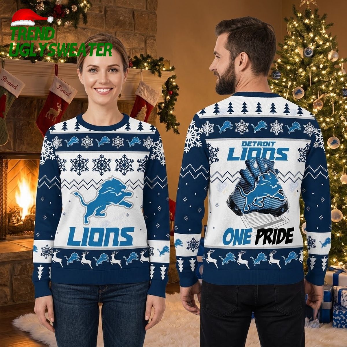 detroit lions one pride football gloves ugly christmas sweater detroit lions one pride football gloves ugly christmas sweater