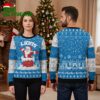 Detroit Lions Santa Emerging From Chimney Ugly Christmas Sweater 1 detroit lions santa emerging from chimney ugly christmas sweater