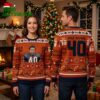 Gale Sayers 40 Chicago Bears Portrait Ugly Christmas Sweater 1 gale sayers 40 chicago bears portrait ugly christmas sweater