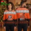joe burrow 9 cincinnati bengals who dey ugly christmas sweater