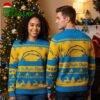Los Angeles Chargers Reindeer And Tree Ugly Christmas Sweater 1 los angeles chargers reindeer and tree ugly christmas sweater