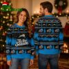 los angeles chargers tis the season football ugly christmas sweater
