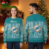 Miami Dolphins Bandana Pattern Ugly Christmas Sweater Design 1 miami dolphins bandana pattern ugly christmas sweater design