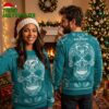 Miami Dolphins Bandana Skull Pattern Ugly Christmas Sweater 1 miami dolphins bandana skull pattern ugly christmas sweater