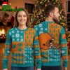 Miami Dolphins Christmas Quarter Pattern Ugly Christmas Sweater 1 miami dolphins christmas quarter pattern ugly christmas sweater