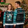 Miami Dolphins Dabbing Santa Ugly Christmas Sweater 1 miami dolphins dabbing santa ugly christmas sweater