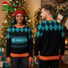 Miami Dolphins Diamond Pattern Ugly Christmas Sweater 1 miami dolphins diamond pattern ugly christmas sweater