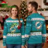 miami dolphins grinch s hand christmas ugly christmas sweater