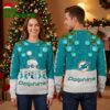 Miami Dolphins Santa Graphic Ugly Christmas Sweater 1 miami dolphins santa graphic ugly christmas sweater