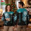 Miami Dolphins Skull And Floral Ugly Christmas Sweater 1 miami dolphins skull and floral ugly christmas sweater