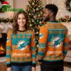 Miami Dolphins Winter Design Ugly Christmas Sweater 1 miami dolphins winter design ugly christmas sweater