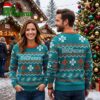 Miami Dolphins Winter Graphic Ugly Christmas Sweater 1 miami dolphins winter graphic ugly christmas sweater